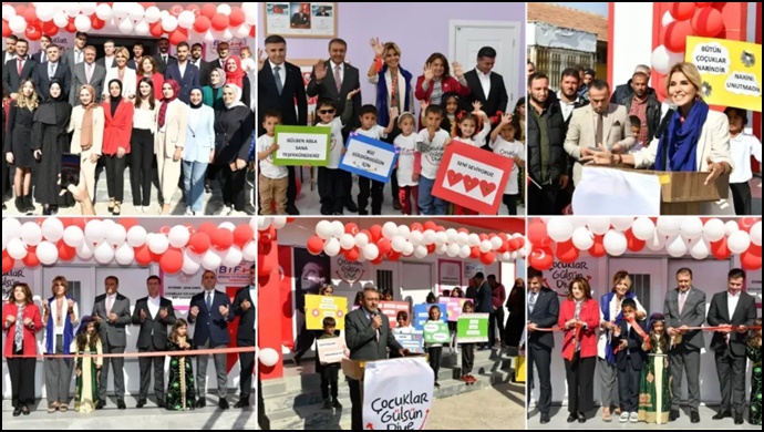 Çocuklar Gülsün Diye Derneği 55. Anaokulunu Siverek’te Açtı-(VİDEO)
