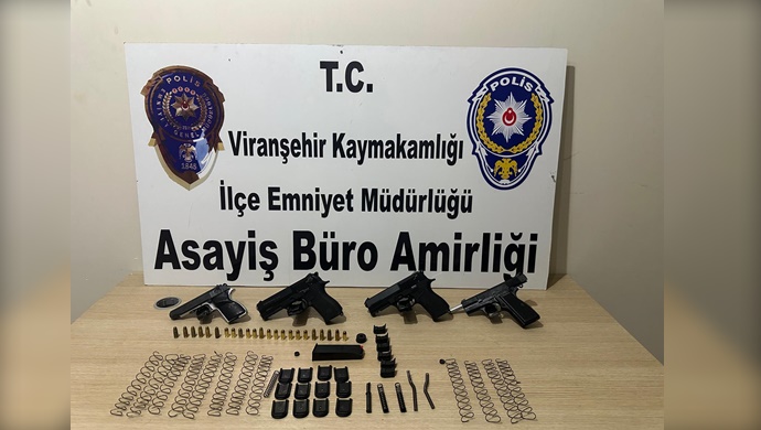 Viranşehir’de silah ve mühimmat kaçakçılığı operasyonu