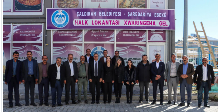 Eşbaşkanlar Şedal ve Zeydan, Çaldıran ilçesini ziyaret etti