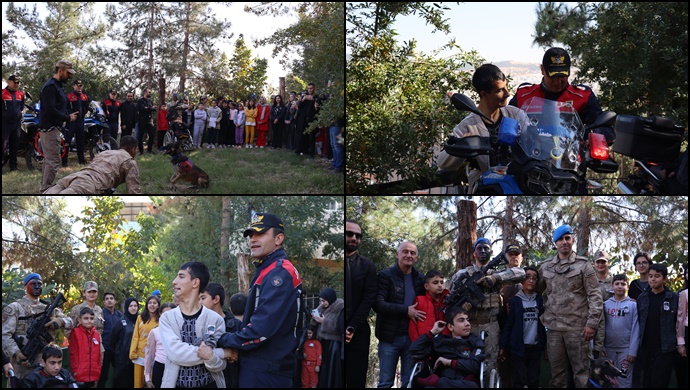 Şanlıurfa Jandarma Ekiplerinden Özel Çocuklara Anlamlı Ziyaret