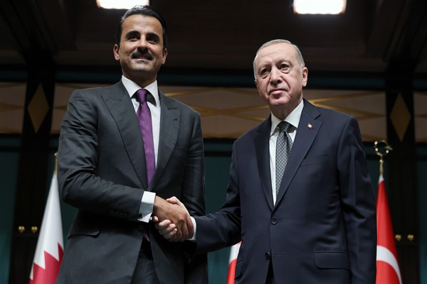 Cumhurbaşkanı Erdoğan, Katar Emiri Şeyh Temim ile görüştü