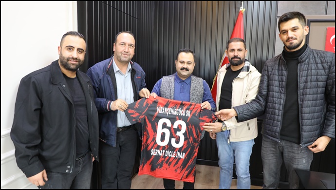 Viranşehir Gücü Spor Kulübü'nden Eş Başkan İnan'a Ziyaret