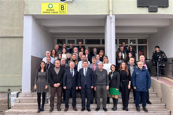 Başkan Aydın'dan Bursa Erkek Lisesi’ne ziyaret