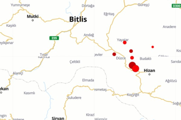 Bitlis’te deprem