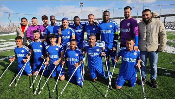DEPSAŞ Enerji Ampute Futbol Takımından Farklı Galibiyet
