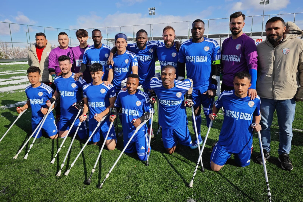 DEPSAŞ Enerji Ampute Futbol Takımı'ndan 6-0'lık galibiyet