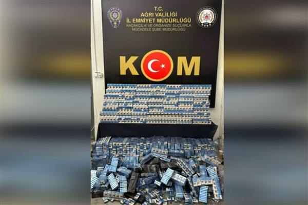 Ağrı'da 5 bin 435 paket kaçak sigara ele geçirildi