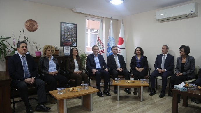 DEM Parti'den KESK'e ziyaret