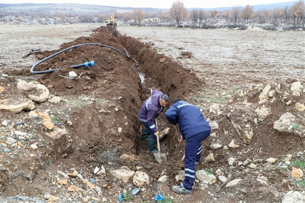 DİSKİ, Kulp ilçesinde 3 bin 300 metrelik içme suyu hattı döşedi