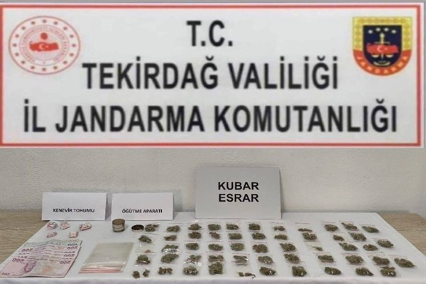Çorlu'da uyuşturucu operasyonu