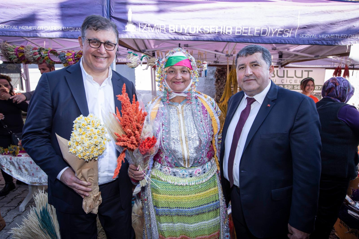 Başkan Tugay, 4. Turan Nergis ve Kuru Çiçek Festivali'ne katıldı