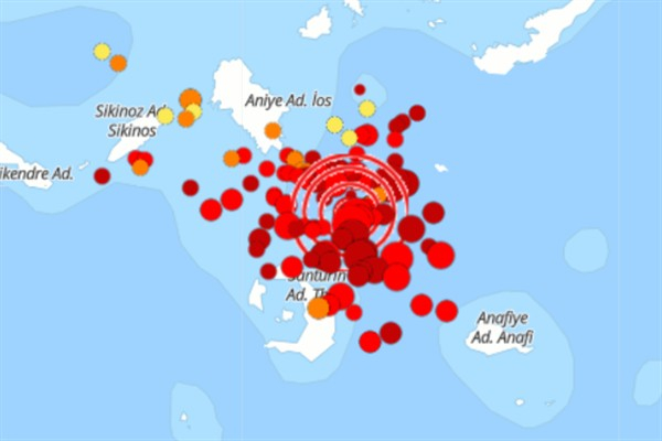 Ege Denizi’nde 4.1 büyüklüğünde deprem