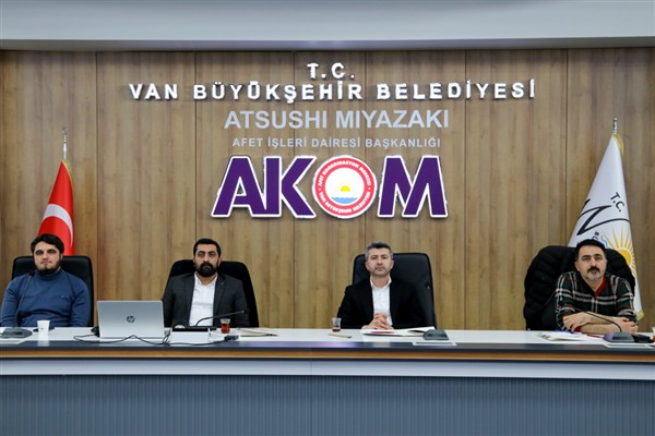 Van Büyükşehir Belediyesi'nden yapı stoku envanteri değerlendirme toplantısı