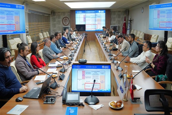 “Belediye Hizmetleri Projesi” kapsamında ASKİ'de toplantı düzenlendi