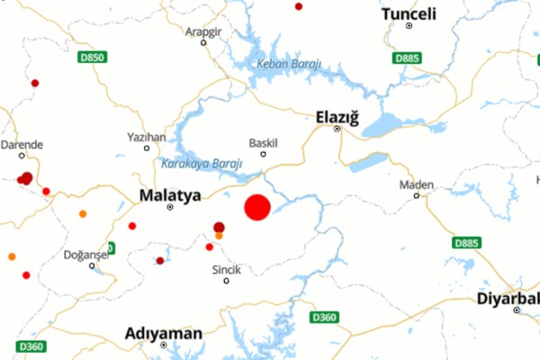 Malatya'da deprem