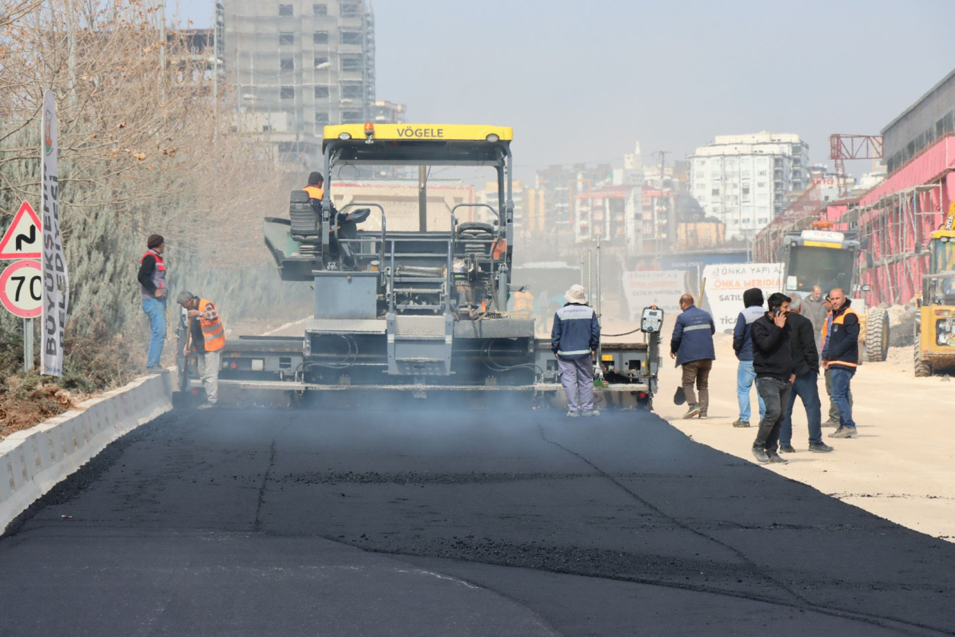 Maşuk -Seyrantepe'de asfalt serimi başladı