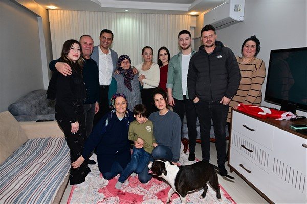 Başkan Zeyrek, şehit polis memuru Onan’ın ailesini ziyaret etti