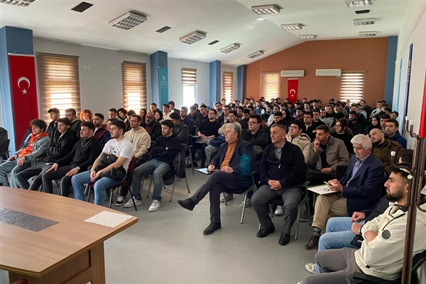 Düzce'de üniversite öğrencilerine ″Kaynak Eğitimi″ semineri verildi