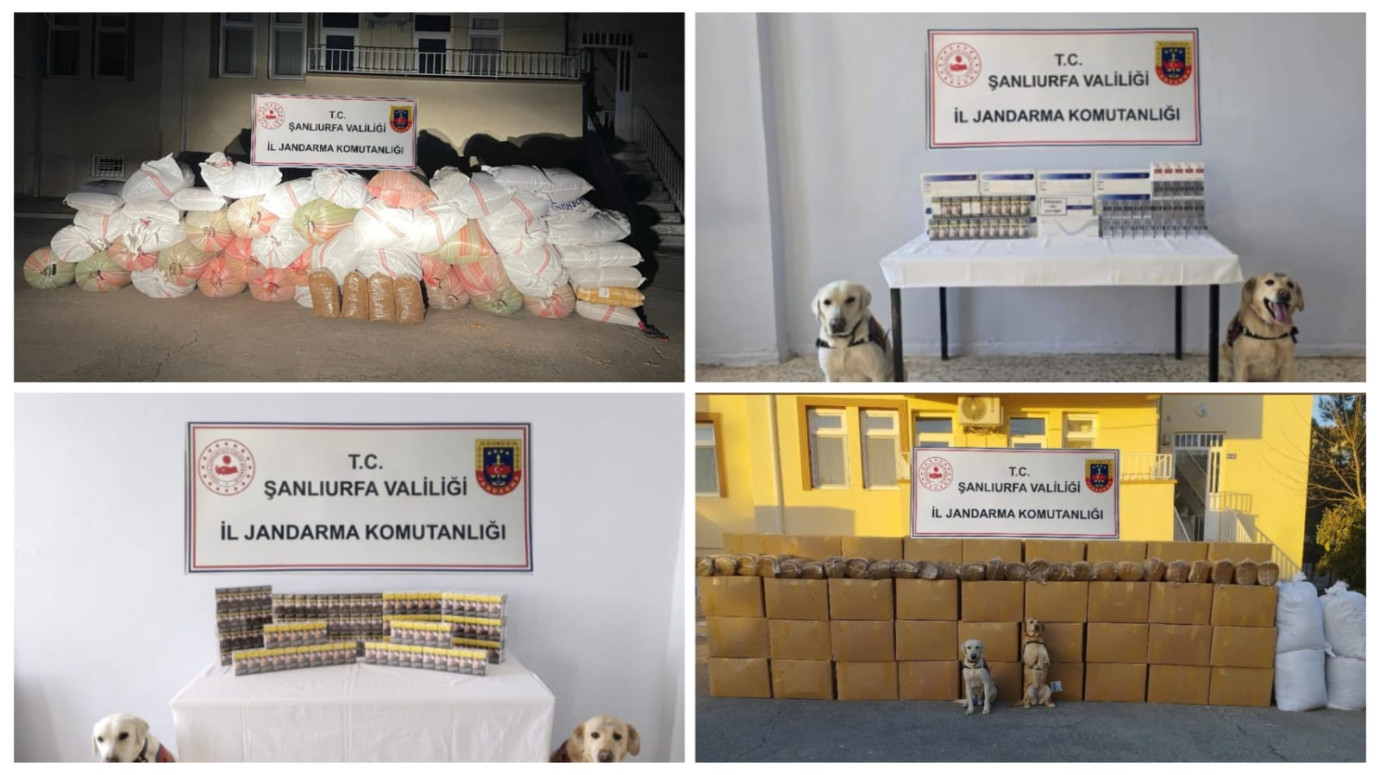 Şanlıurfa'da 10 kilo 785 gram kıyılmış kaçak tütün ele geçirildi