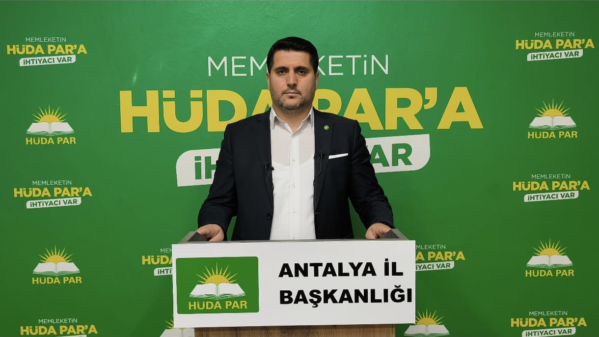  Durmaz:Antalyalıları Gazze etkinliklerine destek vermeye davet etti