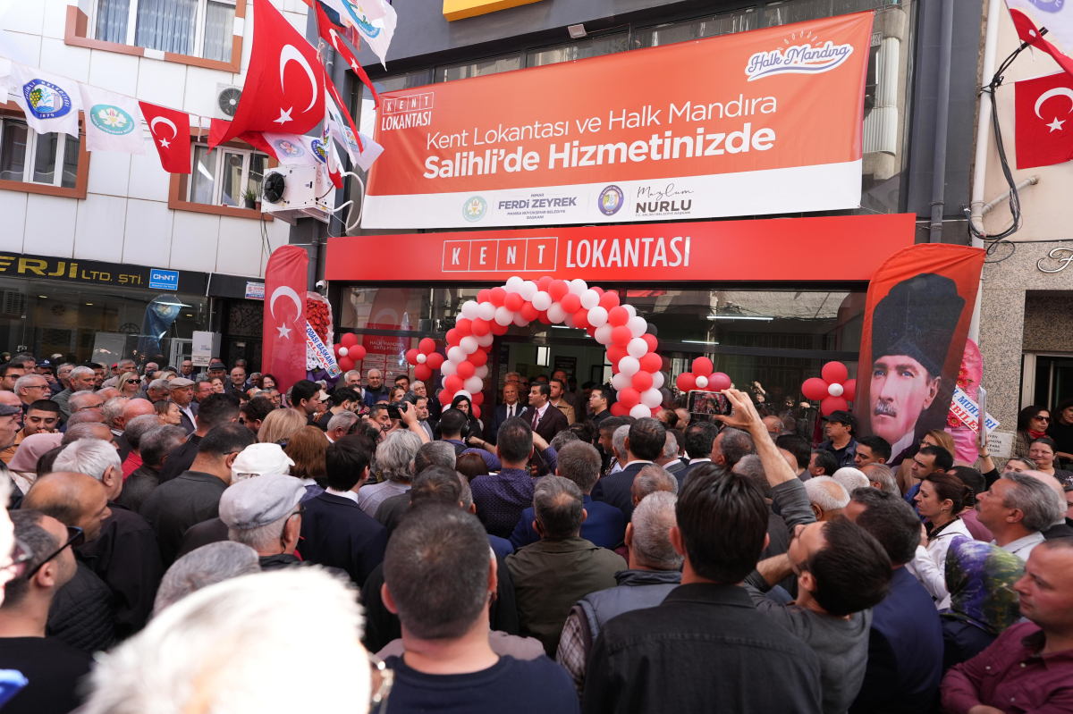 Manisa'da Kent Lokantası’nın ikinci şubesi ve ‘Halk Mandıra’nın üçüncü şubesi  açıldı