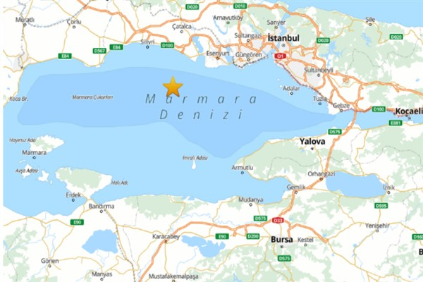 İstanbul'da peş peşe depremler