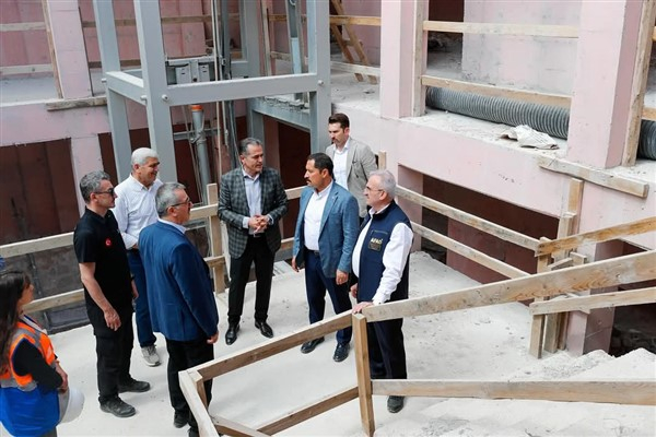 Masatlı ve Karaloğlu Hatay'daki çalışmaları inceledi