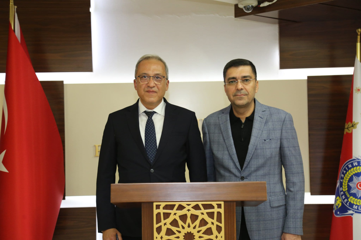 Elazığ Emniyet Müdürü Karayel, Şanlıurfa İl Emniyet Müdürü Aksoy'u ziyaret etti