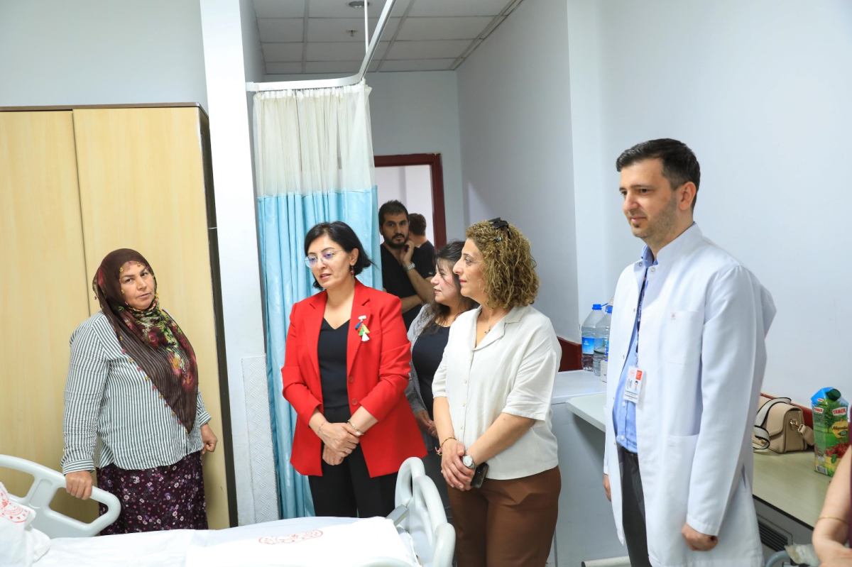 Kayapınar Belediyesi Eş Başkanı Sincar'dan Gazi Yaşargil Araştırma Hastanesi'ne ziyaret