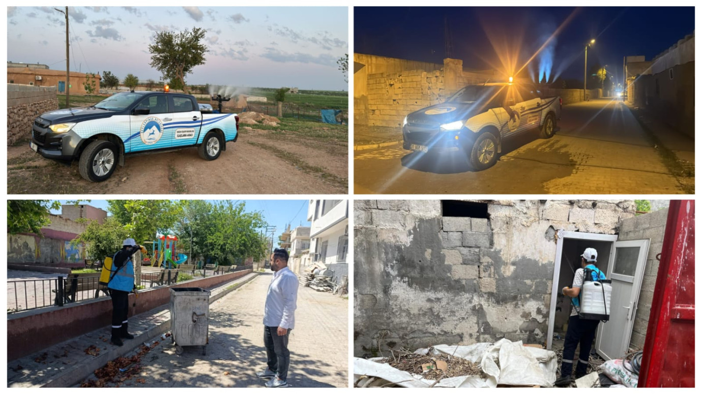 Merkez ve Kırsalda ilaçlama çalışmaları hızlandı