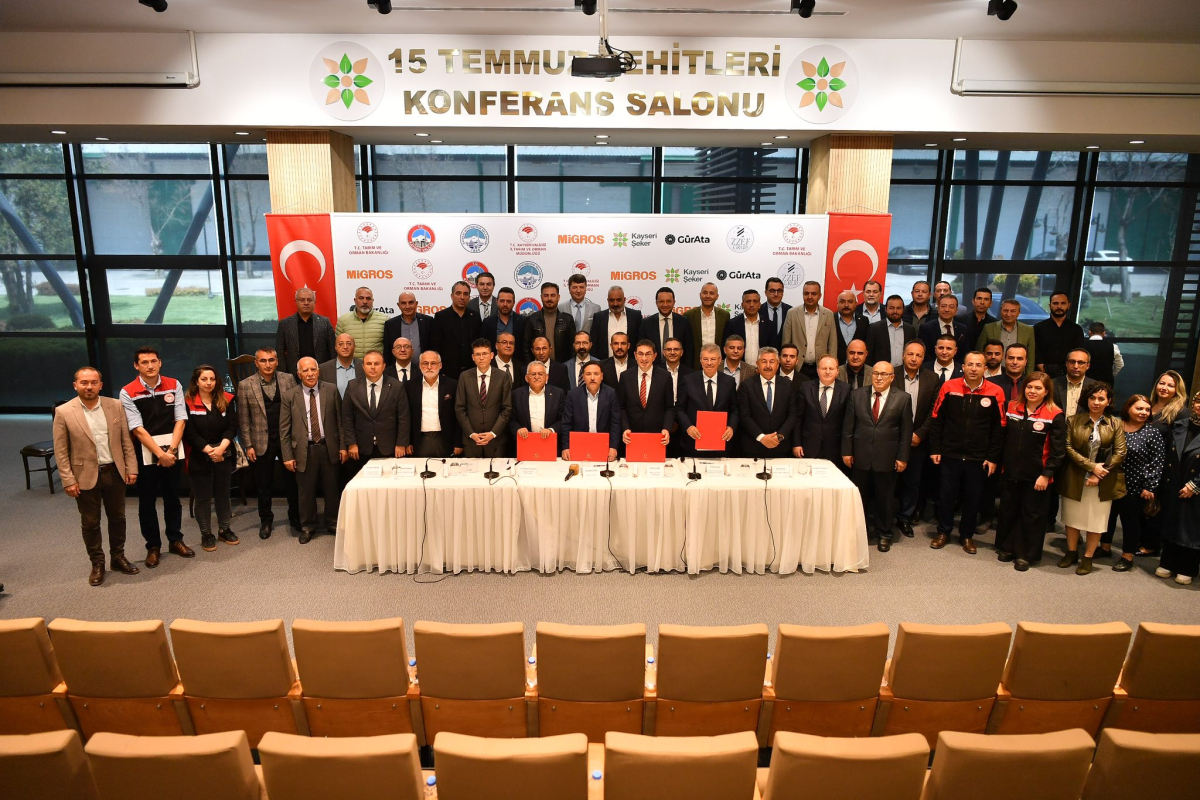 Başkan Büyükkılıç, Kayseri'nin tarımsal üretimine katkı sağlayacak iş birliğine imza attı