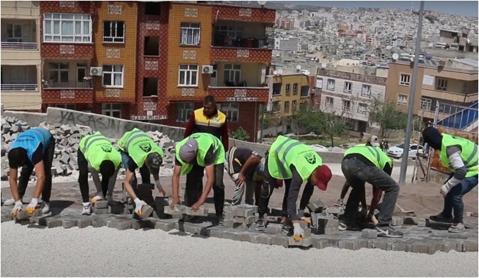 Eyyübiye Belediyesi’nden 15 Temmuz Mahallesi’ne Modern Dokunuş