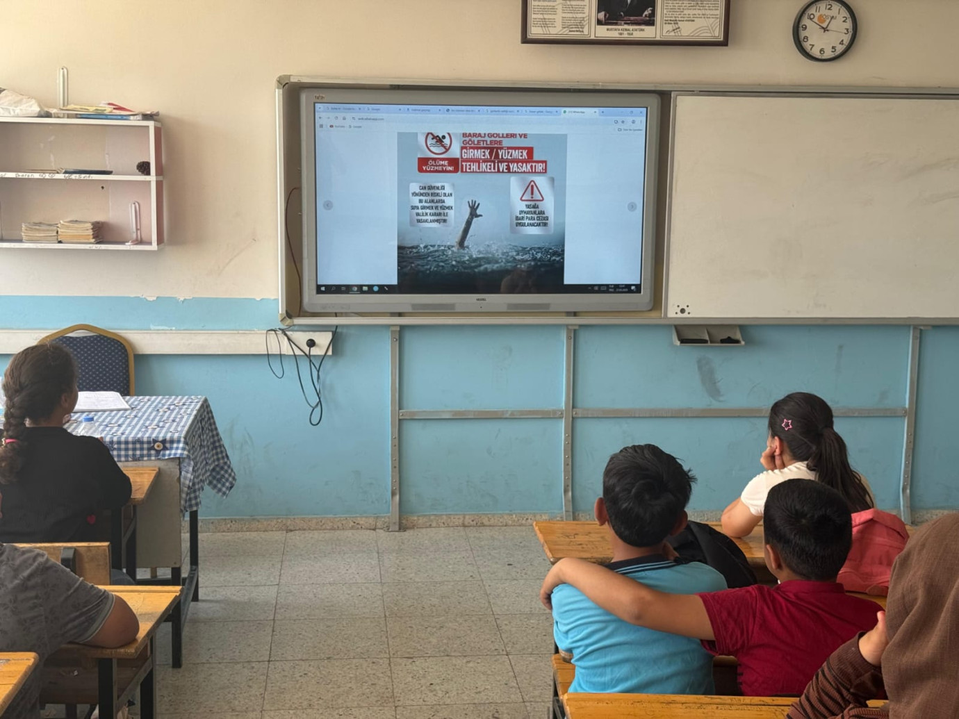 Suda Boğulma Olaylarına Karşı Öğrenciler Bilgilendirildi