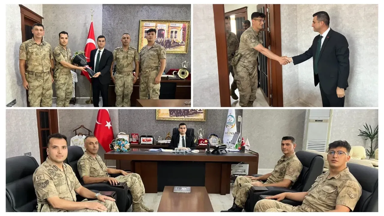Bozova İlçe Jandarma Komutanlığından Kaymakam Yeşilyurt’a Ziyaret