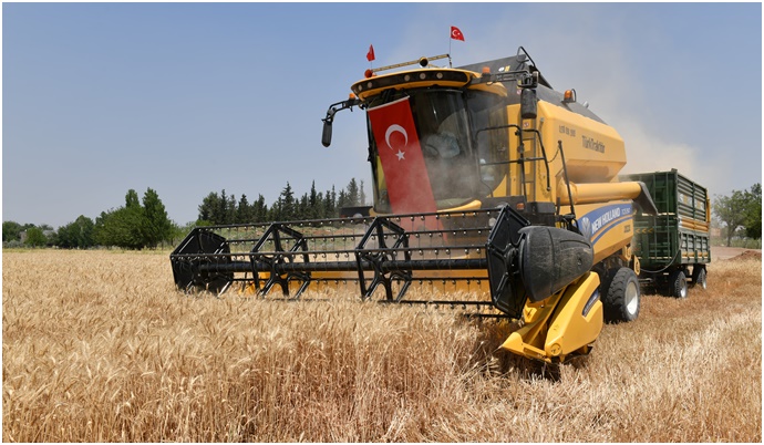 Vali Şıldak, Buğday Hasadına Katıldı
