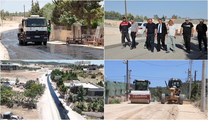 Karaköprü'de Yeni Yollar Sathi Kaplamayla Hizmete Açılıyor