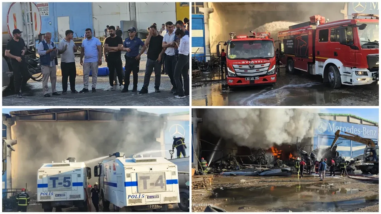 Sanayi Sitesinde İş Yeri Yangını; Yardım Kampanyası Başlatıldı