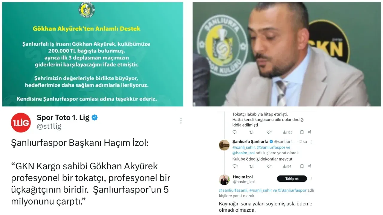Gökhan Akyürek, Şanlıurfaspor’un 5 Milyon TL’sini Vermedi, 200 Binle Gündem Oldu