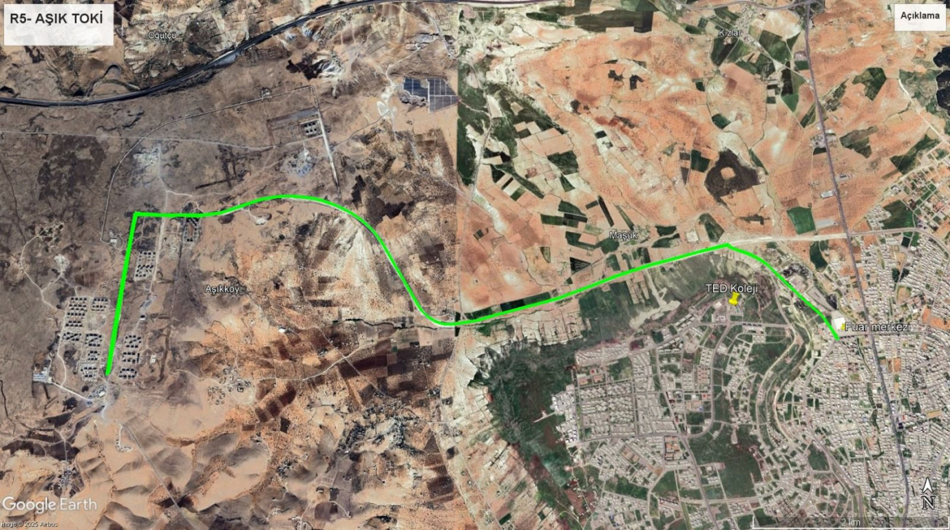 Şanlıurfa'da yeni ulaşım hattı hizmete Giriyor