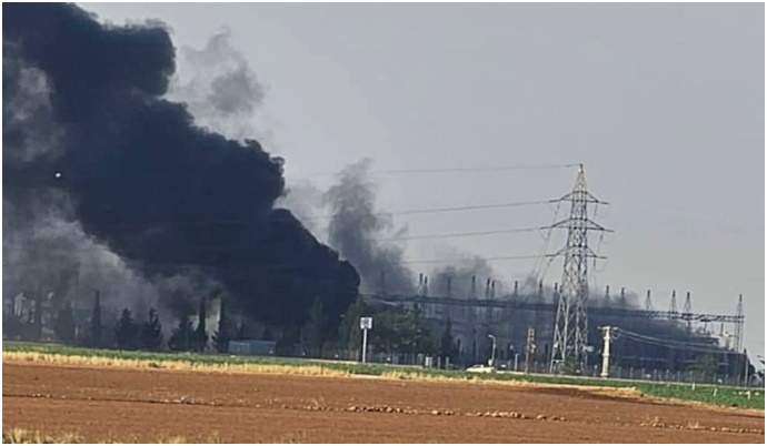 Aşırı sıcak ve fazla yük, trafo merkezinde patlamaya yol açtı;  TEİAŞ Ekipleri’nden Bir Yaralı-(VİDEO)