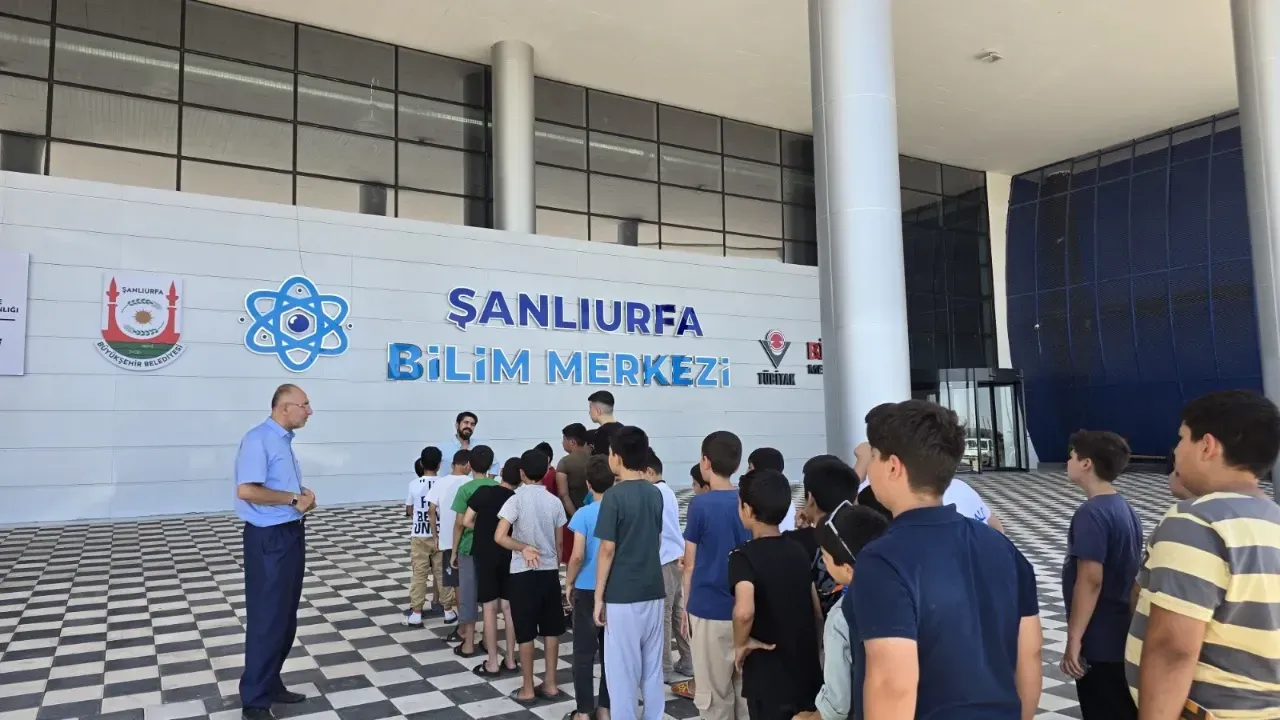 Şanlıurfa'da Yaz Kur’an Kursu Öğrencileri Bilimle Buluştu