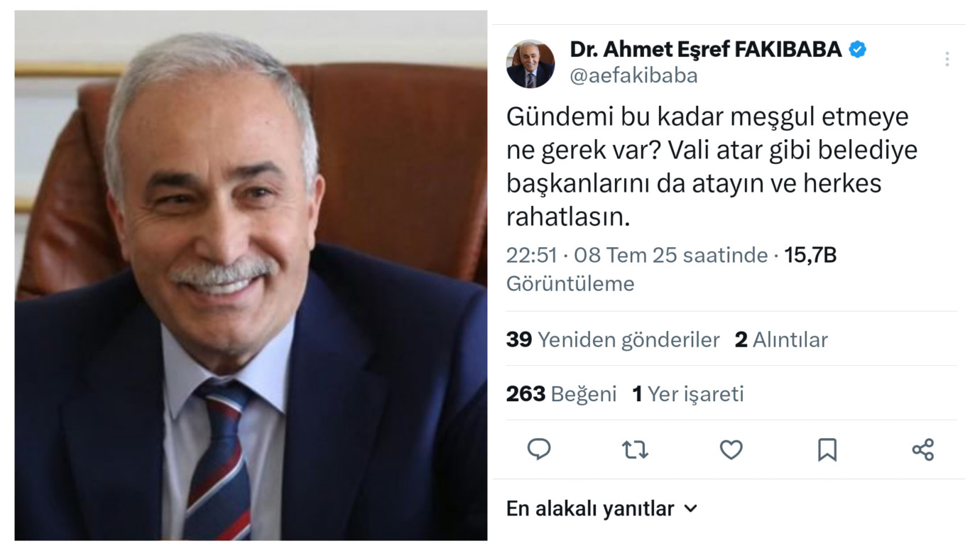 Fakıbaba’dan Zehir Zemberek Sözler: “Atayın Gitsin, Demokrasiye Gerek Kalmadı!”