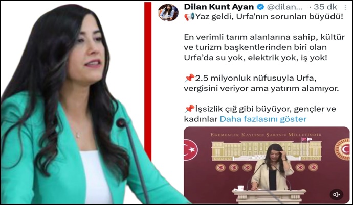Yatırım Yok, Hizmet Yok, Söz Var! Urfa’nın Çığlığı Meclis’e Taşındı