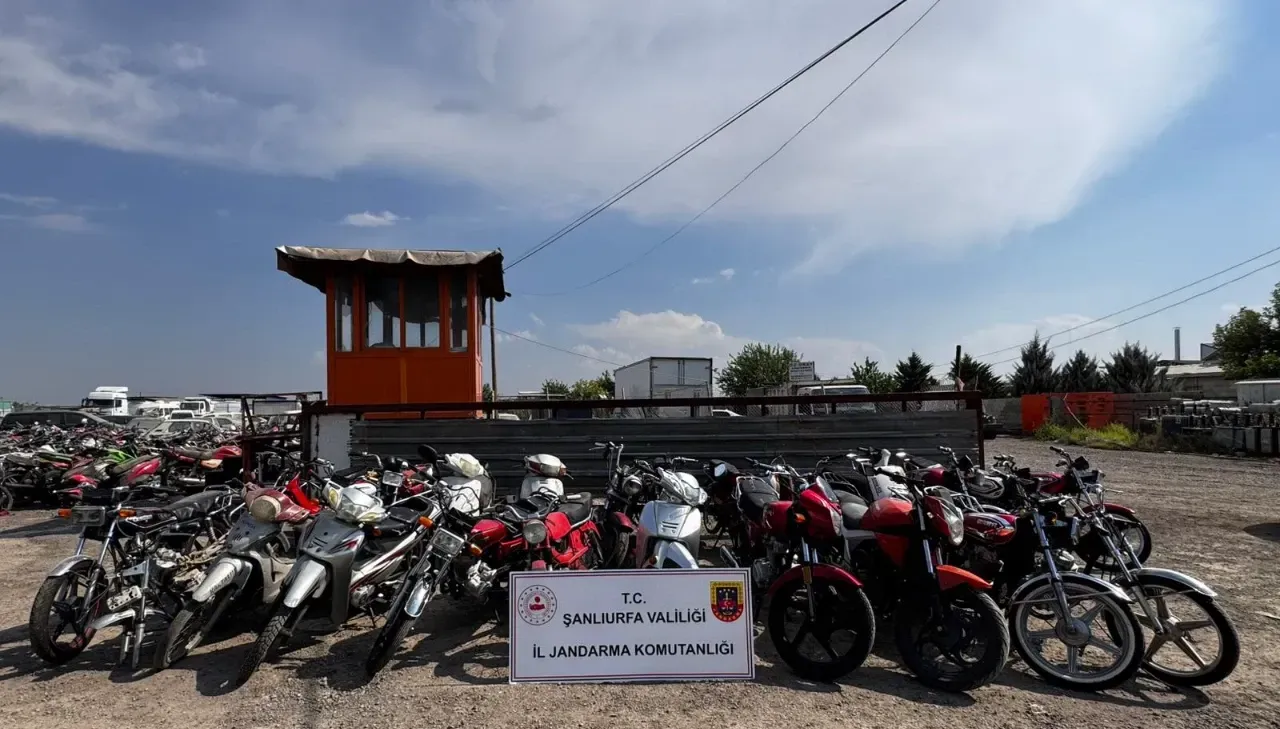 Eyyübiye’de Motosiklet Hırsızlığı Operasyonu: 34 Motosiklete El Konuldu