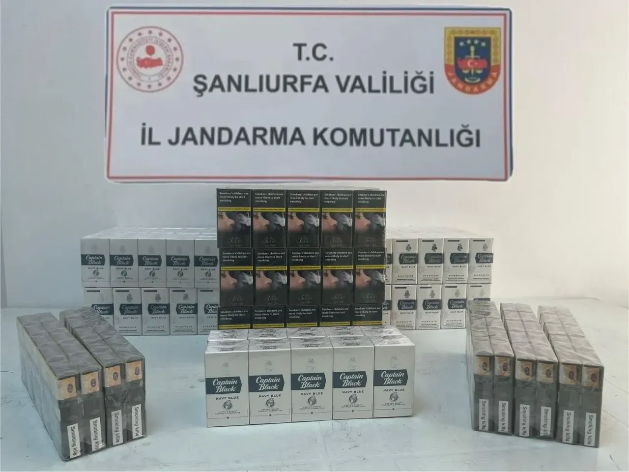 Şanlıurfa İl Jandarma Komutanlığı’ndan Kaçak Sigara Operasyonu