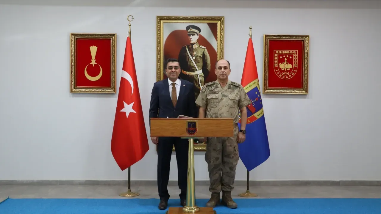 Emniyet Müdürü Aksoy’dan Jandarma Komutanı Aldemir’e Ziyaret
