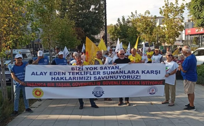 Edirne Keşan’da KESK’ten güçlü tepki!