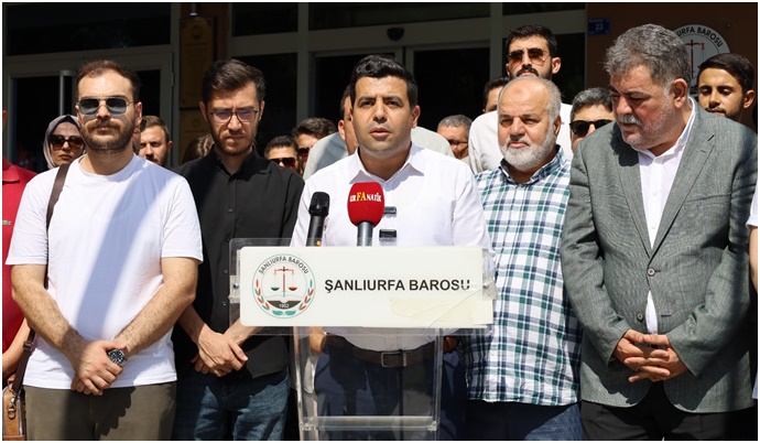 Şanlıurfa Barosu’ndan Gazze’ye Destek ve Suç Duyurusu