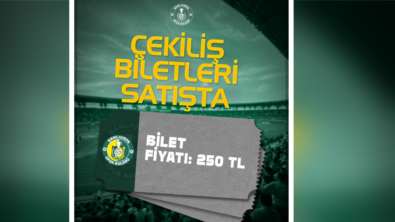 Şanlıurfaspor’dan Bilet Satış Noktaları Açıklaması