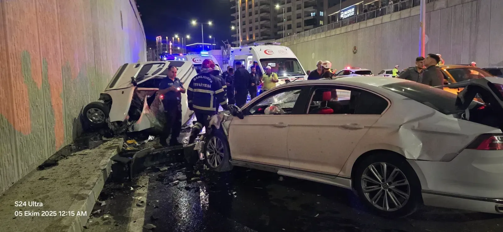Karaköprü’de Zincirleme Kaza: 4 Yaralı